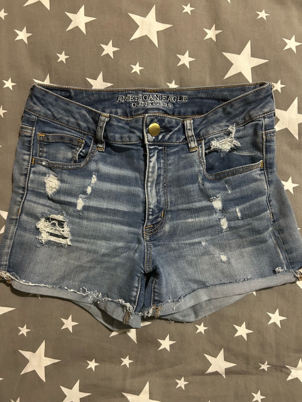 American Eagle Distressed Denim Shorts